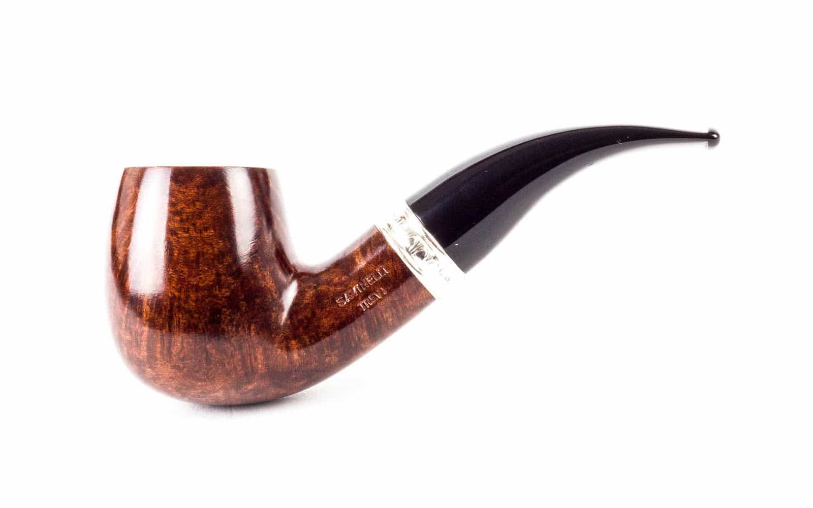 PIPA SAVINELLI TREVI 616 KS BILLIARD CURVA LISCIA MARRONE SCURO P229L-616