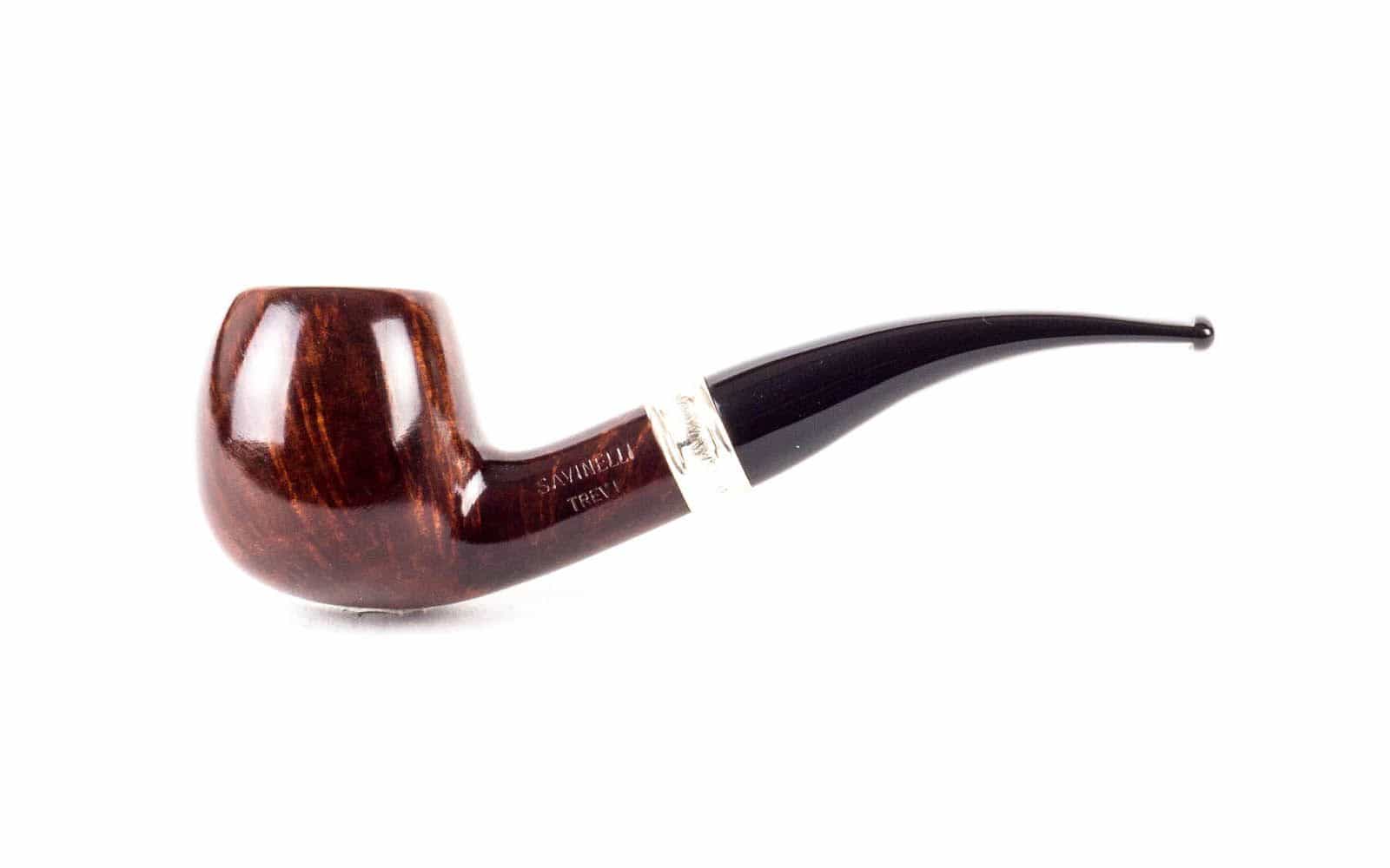 PIPA SAVINELLI TREVI 626 APPLE CURVA LISCIA MARRONE SCURO P229L-626