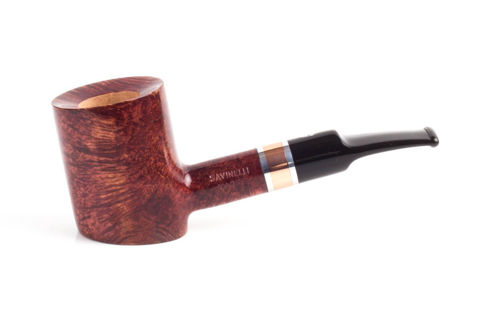 PIPA SAVINELLI MARTE 311 KS CHERRYWOOD SEMICURVA LISCIA BORDEAUX P324L-311