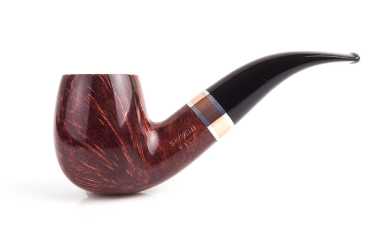 PIPA SAVINELLI MARTE 616 KS BILLIARD CURVA LISCIA BORDEAUX P324L-616
