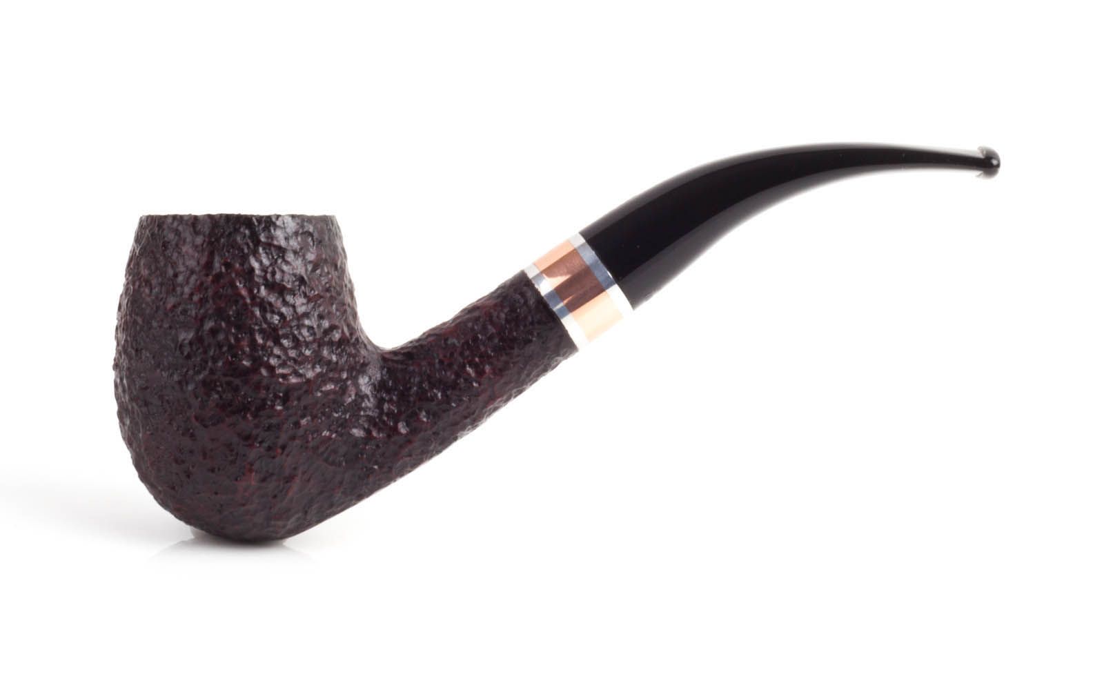 PIPA SAVINELLI MARTE 670 KS EGG CURVA RUSTICATA BORDEAUX NERA P324Z-670