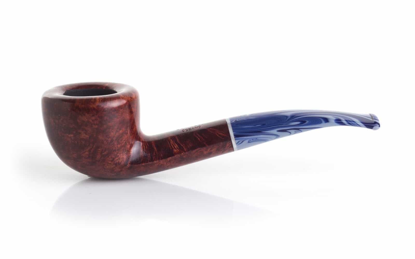 PIPA SAVINELLI OCEANO 316 KS DUBLIN SEMICURVA LISCIA BORDEAUX P350LBX-316