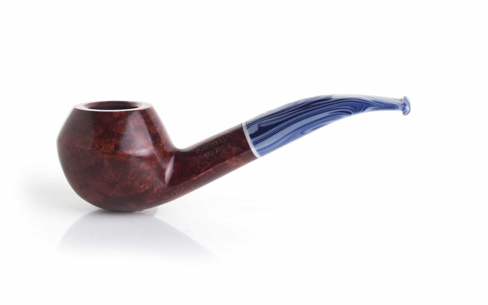 PIPA SAVINELLI OCEANO 673 KS RHODESIAN CURVA LISCIA BORDEAUX P350LBX-673