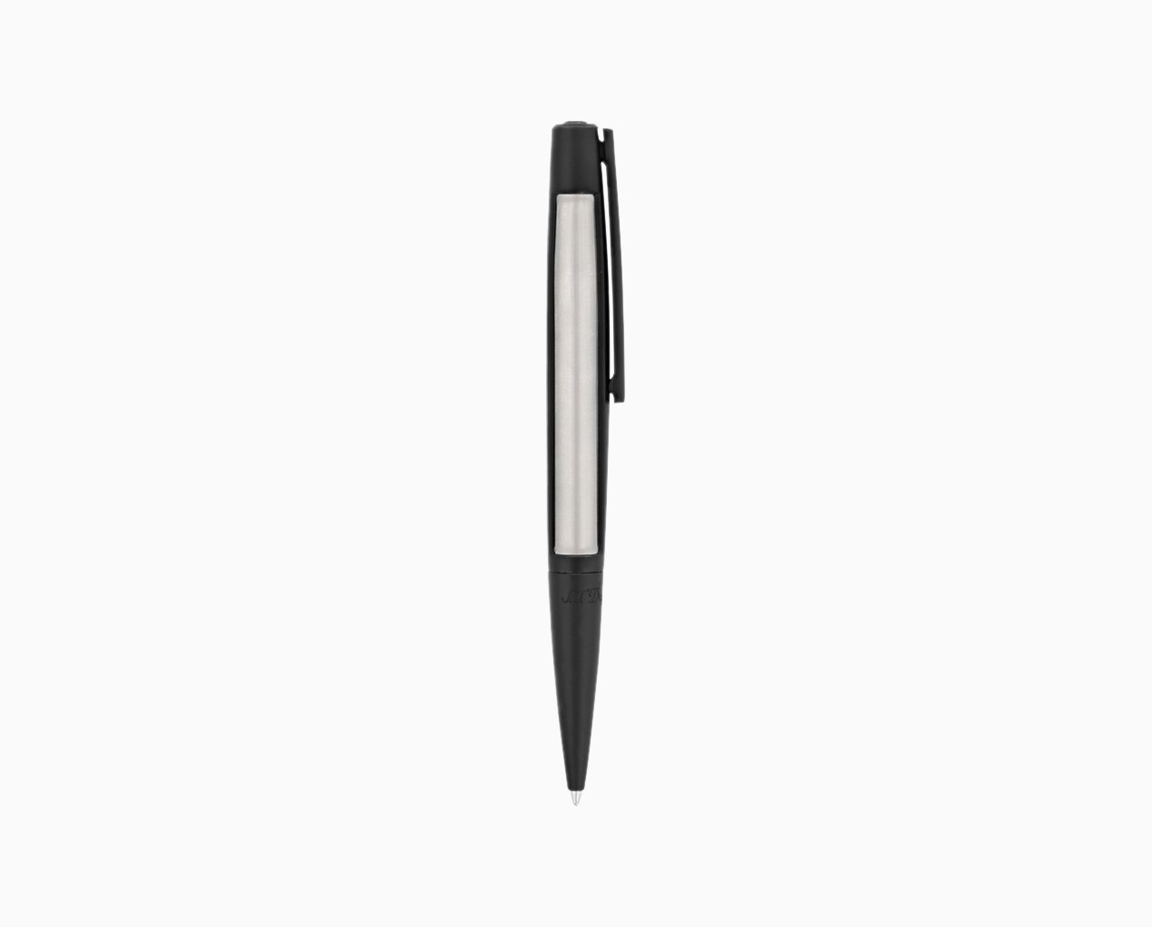 S.T.&#x20;DUPONT&#x20;DEFI&#x20;GREY&#x20;BALLPOINT&#x20;AND&#x20;MATT&#x20;BLACK&#x20;PEN&#x20;405735