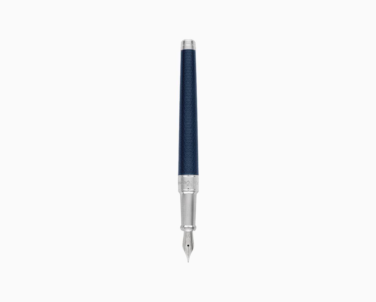 S.T.&#x20;DUPONT&#x20;LINE&#x20;D&#x20;MEDIUM&#x20;FOUNTAIN&#x20;BLUE&#x20;AND&#x20;PALLADIUM&#x20;PEN&#x20;410104M