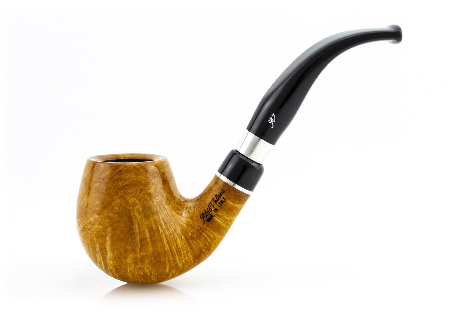 PIPA BENT EGG MADE IN ITALY LISCIA NATURALE SPIGOT ALDO VELANI