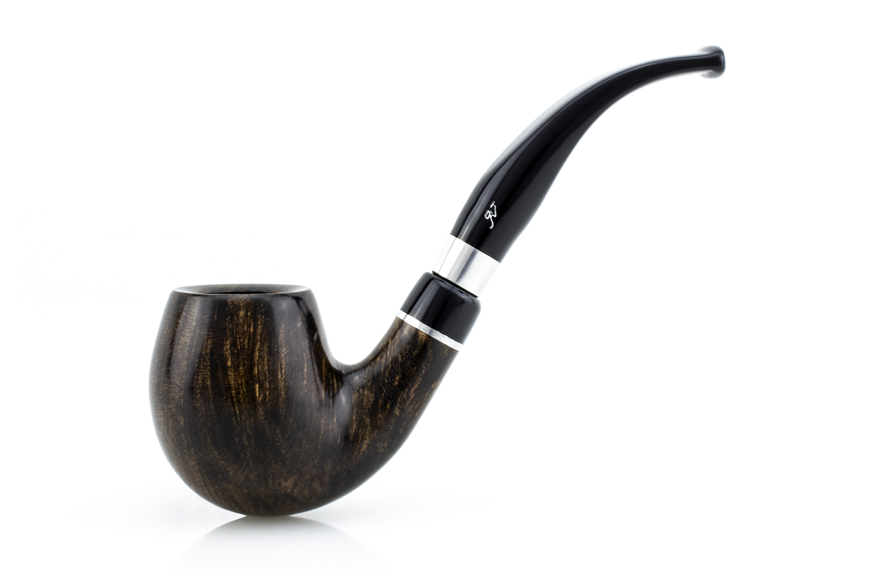 PIPA FULL BENT MADE IN ITALY LISCIA MARRONE SPIGOT ALDO VELANI PASY25-AVSLM-05