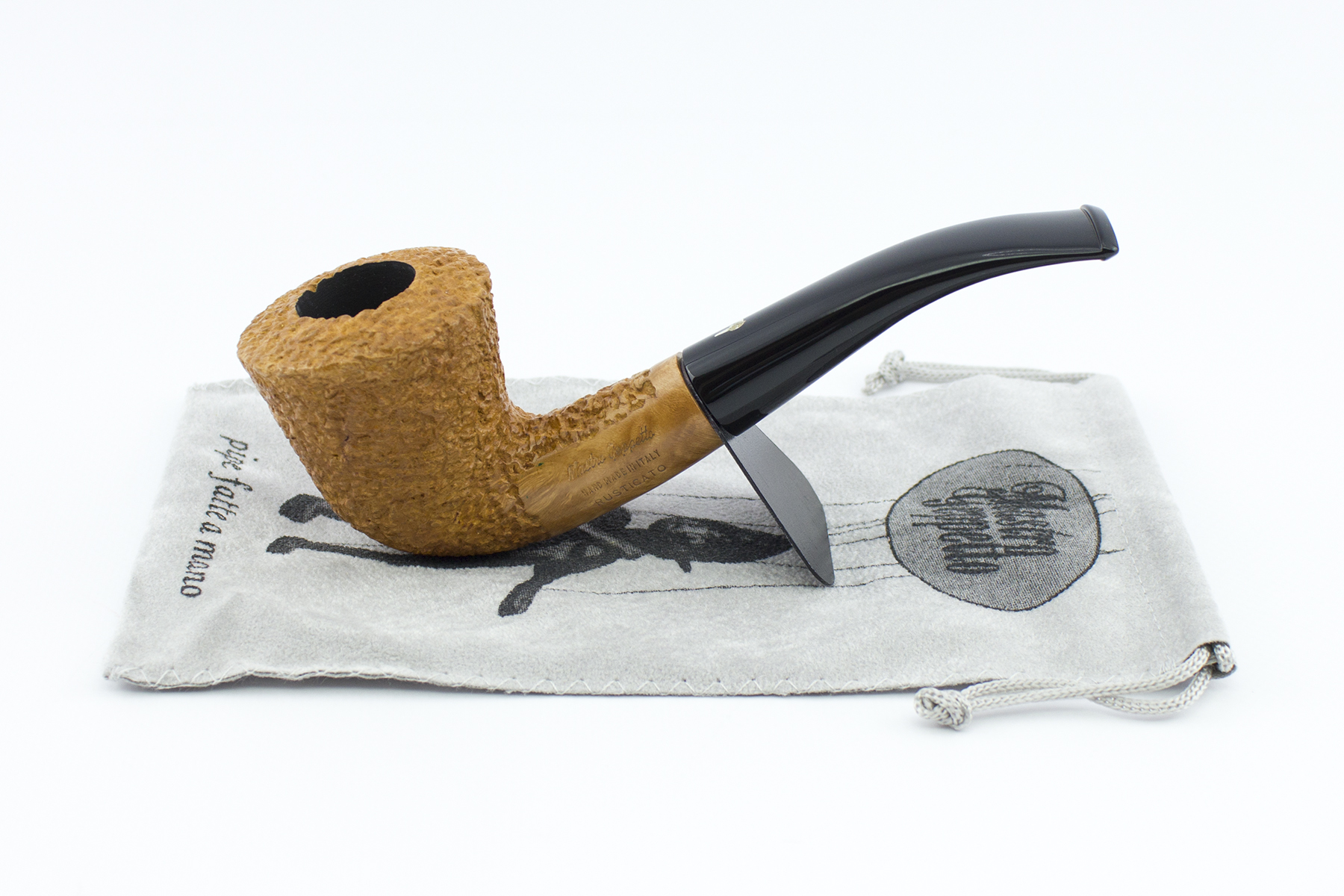 PIPA MASTRO GEPPETTO BENT DUBLIN NATURALE RUSTICATA PMGR022 PMGR022