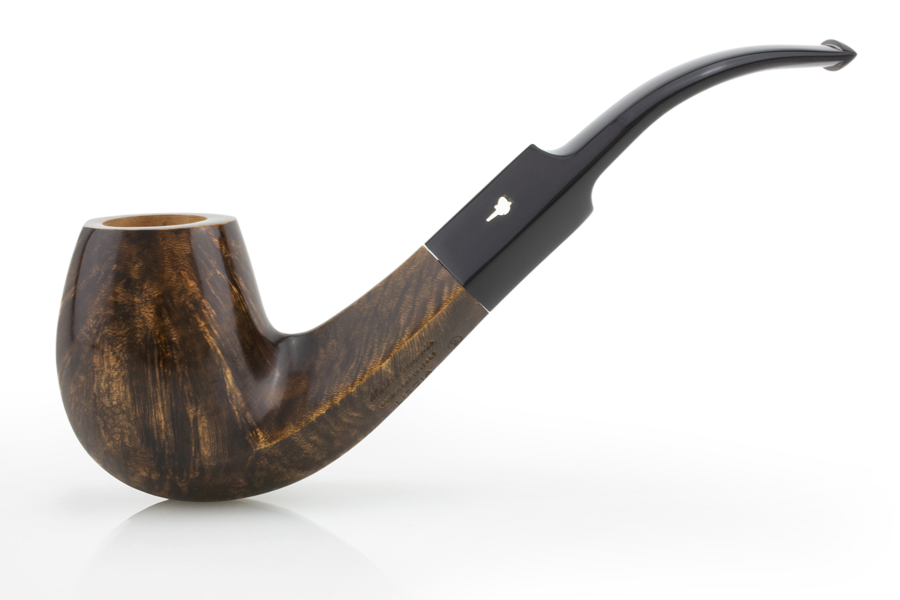 PIPA MASTRO GEPPETTO LISCIA 2 PAMG24-LM14 BENT BILLIARD - FREE FORM PAMG24-LM14