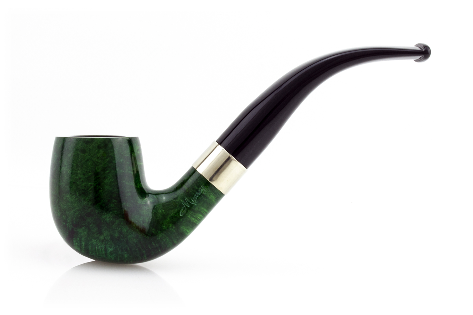 PIPA MYWAY THE WISE MAN CLASSIC BENT BILLIARD LISCIA VERDE
