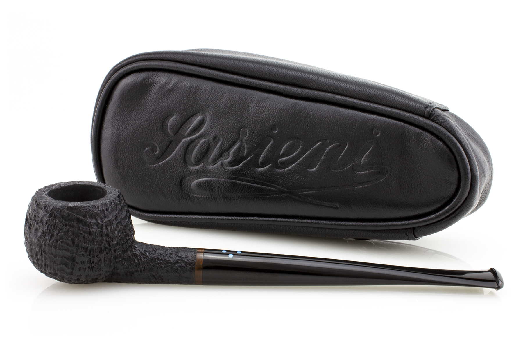 PIPA SASIENI 4 DOT RUFF ROOT DARK SANDBLASTED PASY25-SA4DOTRRDS-02 PRINCE PASY25-SA4DOTRRDS-02-PRINCE