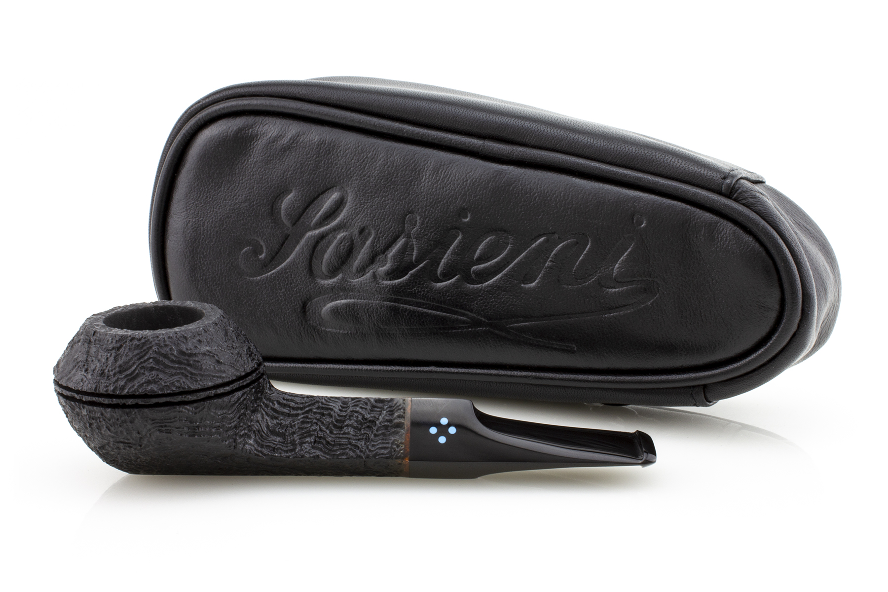 PIPA SASIENI 4 DOT RUFF ROOT DARK SANDBLASTED PASY25-SA4DOTRRDS-05 SQUAT BULLDOG PASY25-SA4DOTRRDS-05-SQUATBUL