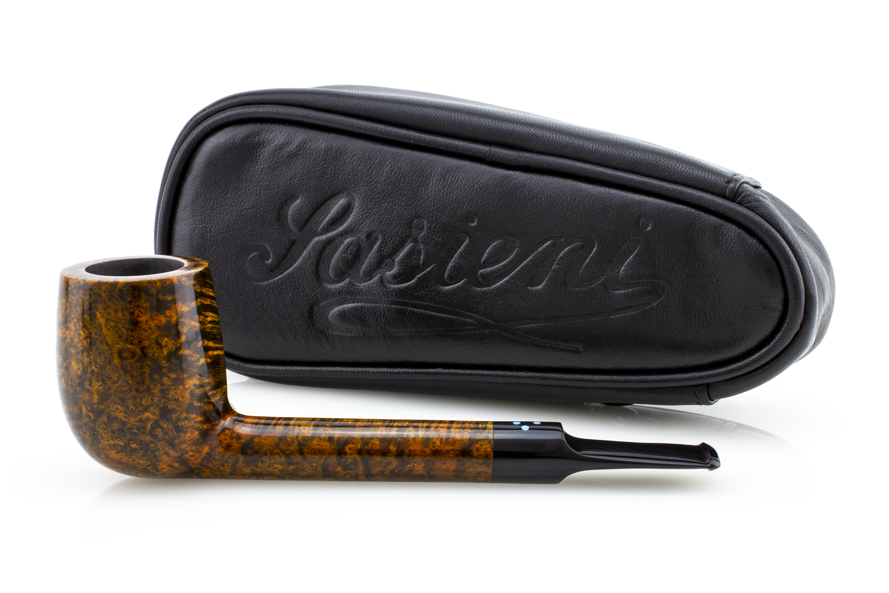 PIPA SASIENI 4 DOT WALNUT POLISHED PASY25-SA4DOTWP-02 LOVAT PASY25-SA4DOTWP-02-LOVAT