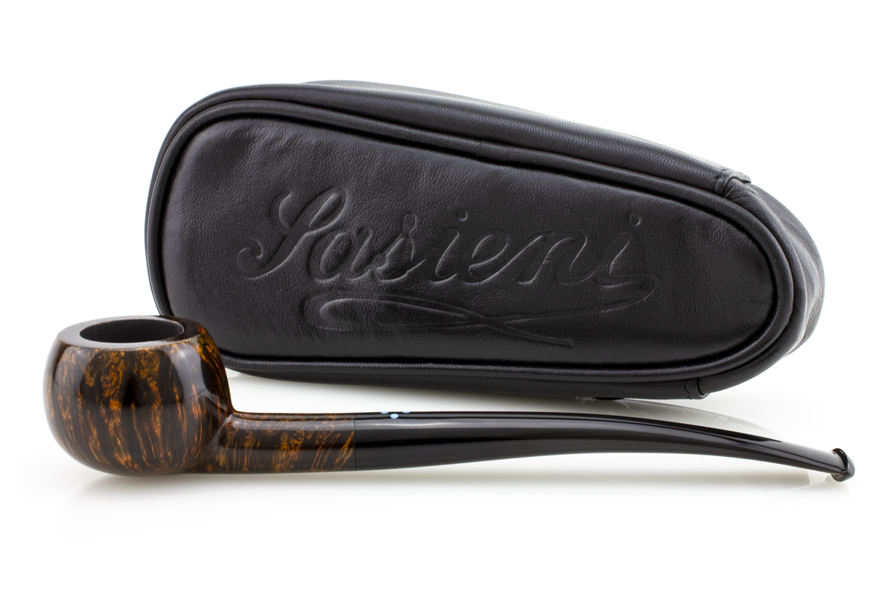 PIPA SASIENI 4 DOT WALNUT POLISHED PASY25-SA4DOTWP-03 PRINCE PASY25-SA4DOTWP-03-PRINCE