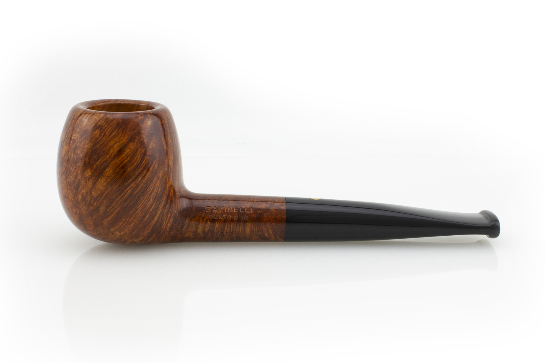 PIPA SAVINELLI PUNTO ORO GOLD 207 HAND CUT APPLE DRITTA LISCIA PSPOG24-LM207-6 PSPOG24-LM207-6