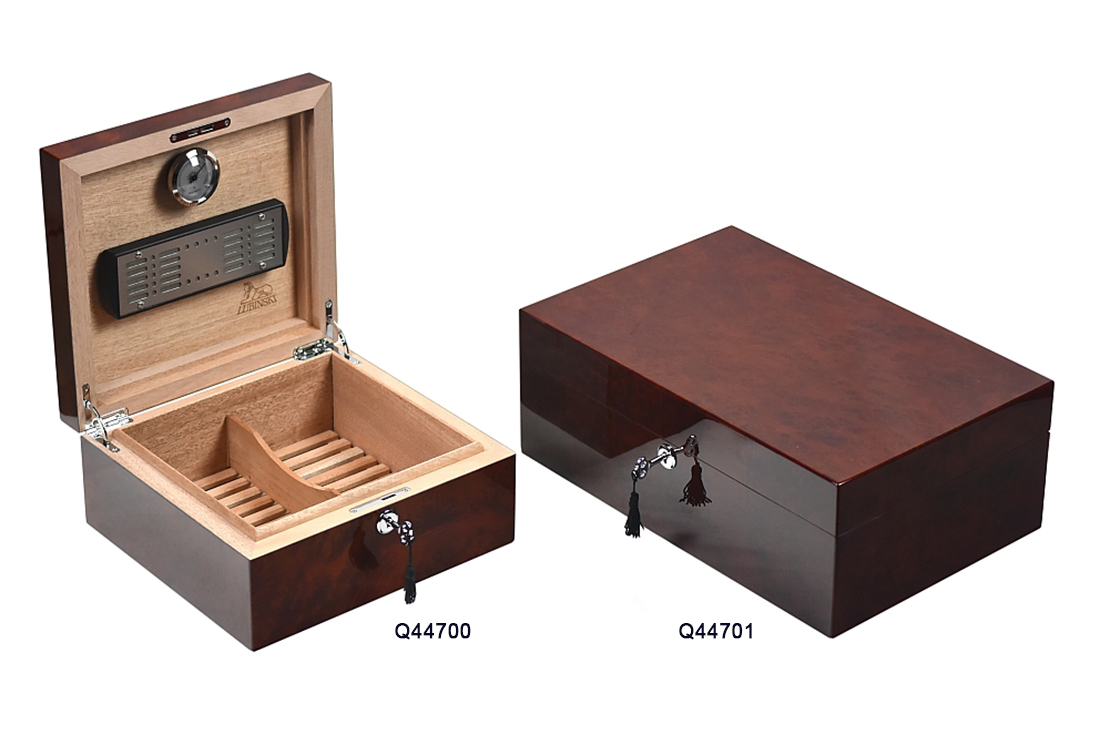 SCATOLE HUMIDOR PORTASIGARI LUBINSKI IN CANFORO LUCIDE Q4470