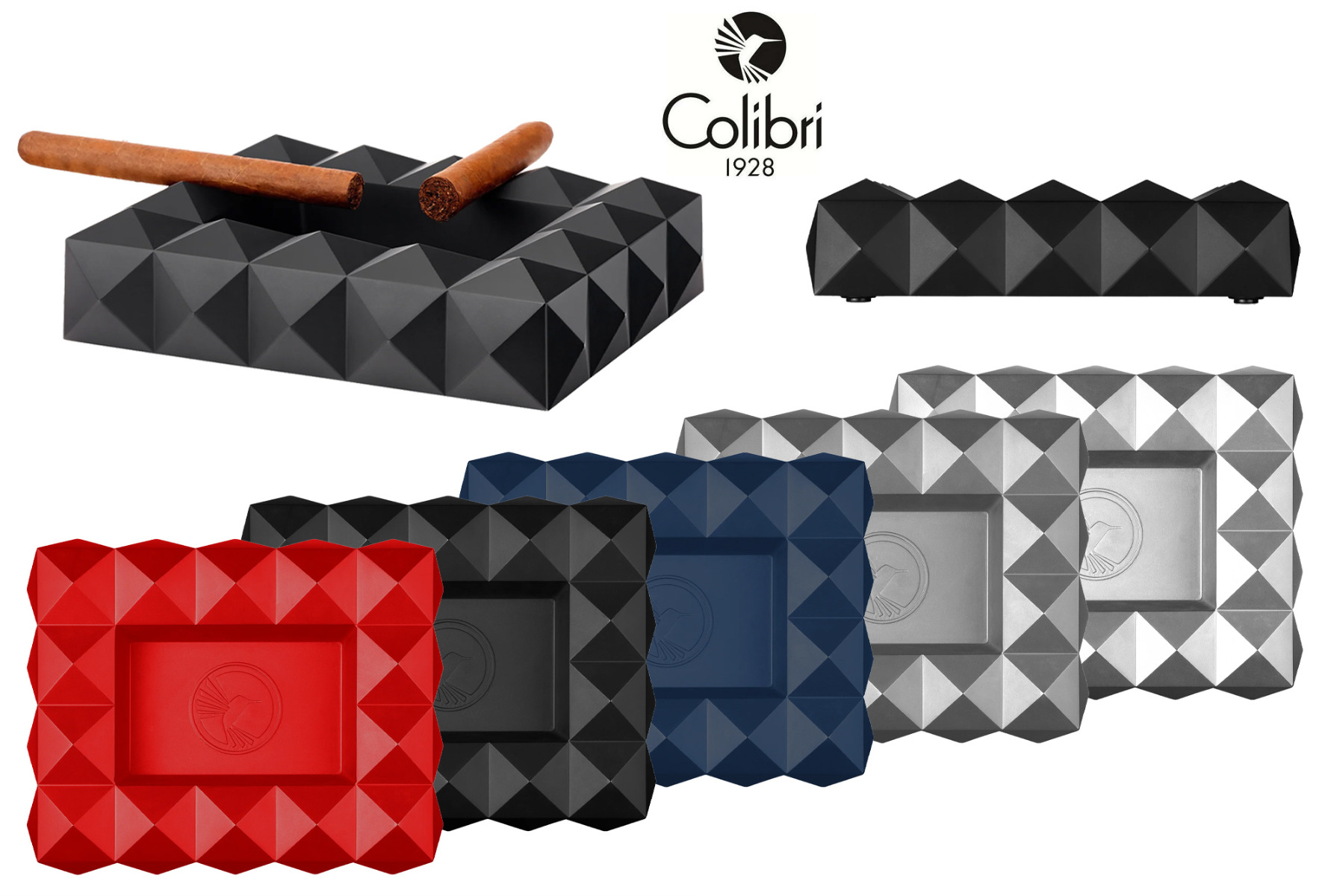 COLIBRI QUASAR ASHTRAY IN LACQUERED METAL EZ100T