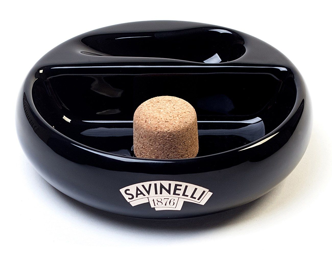 POSACENERE POSA PIPA BATTI PIPA SAVINELLI NERO IN CERAMICA W1007-NERO